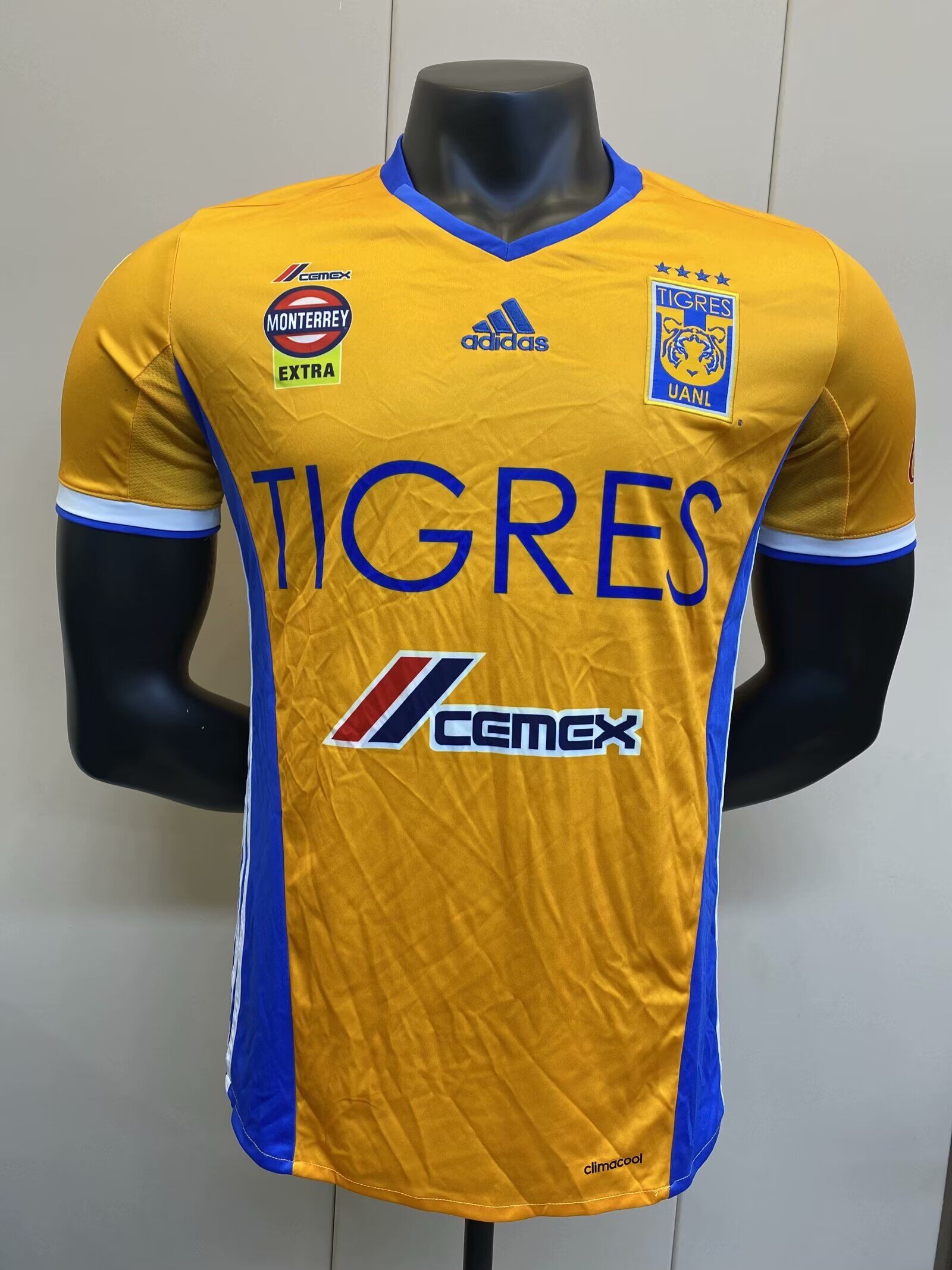 AAA Quality Tigres UANL 16/17 Home Soccer Jersey